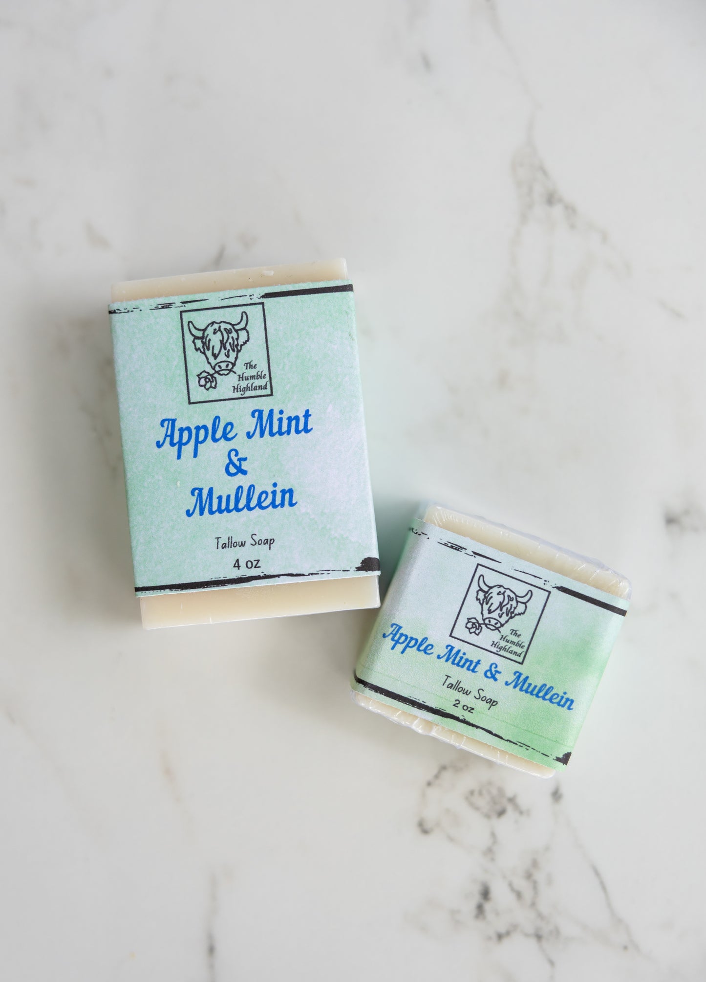 Tallow Soap - Apple Mint & Mullein