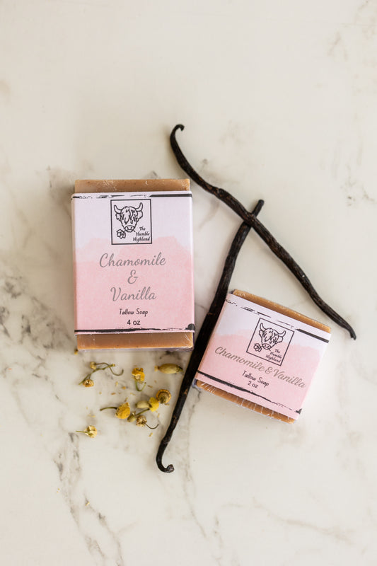 Tallow Soap - Camomile & Vanilla